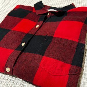 Women's Buffalo Plaid Button up